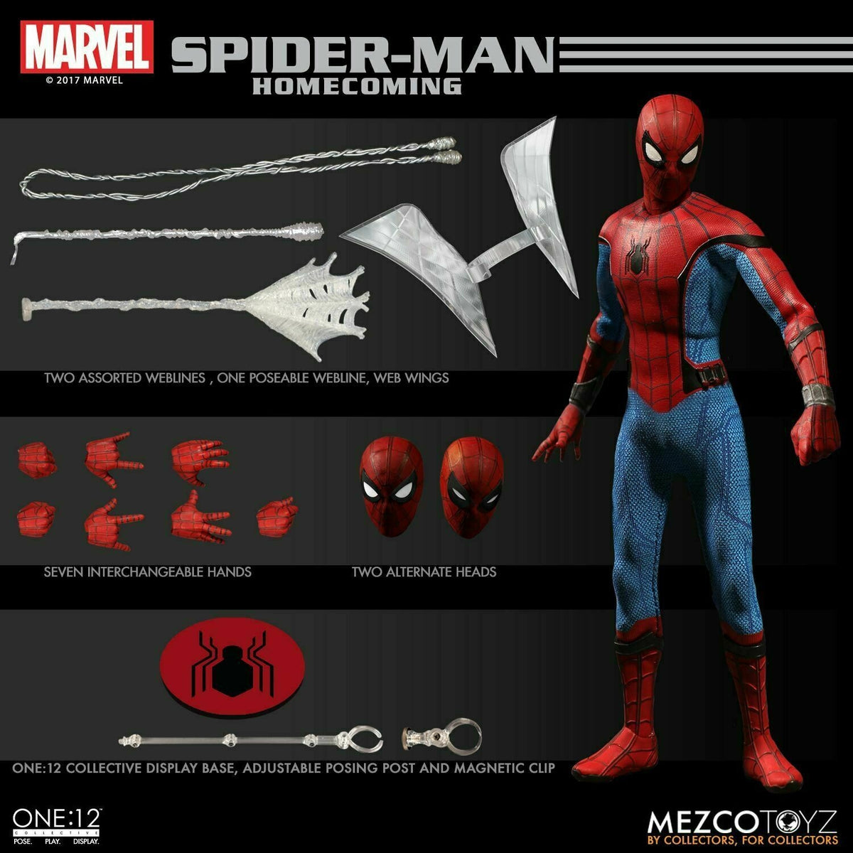 Mezco One:12 Collective Homecoming Spider-Man – Knomadic Collectibles