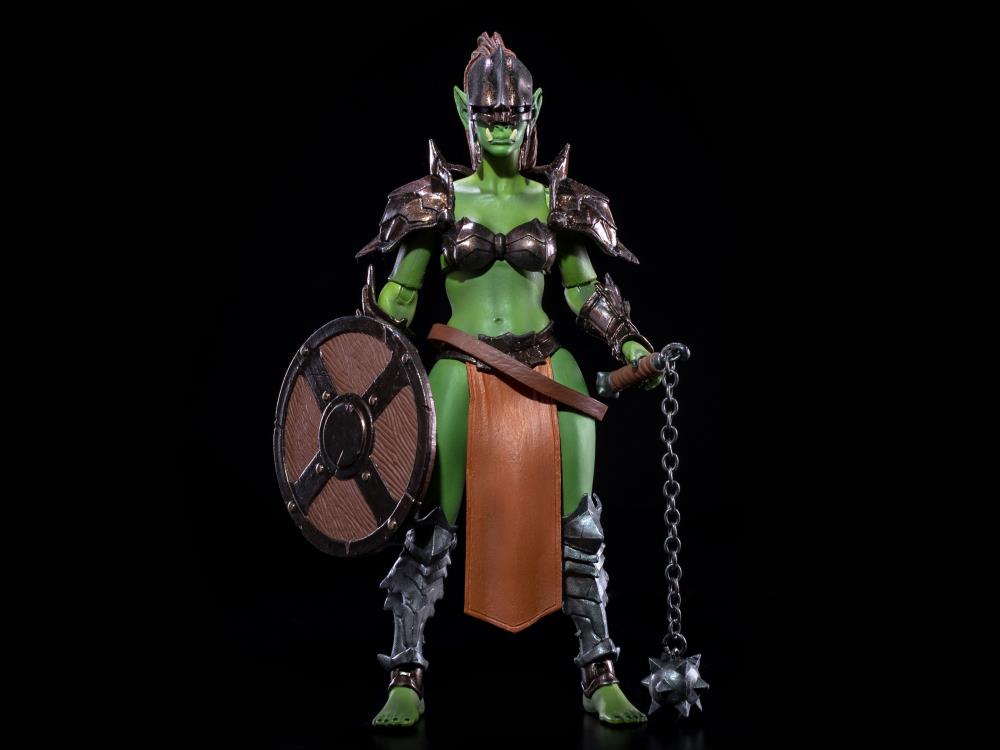 Mythic Legions Tactics: War of the Aetherblade Forge Edition Female Orc Deluxe Legion Builder Figure [With Bonus Head]