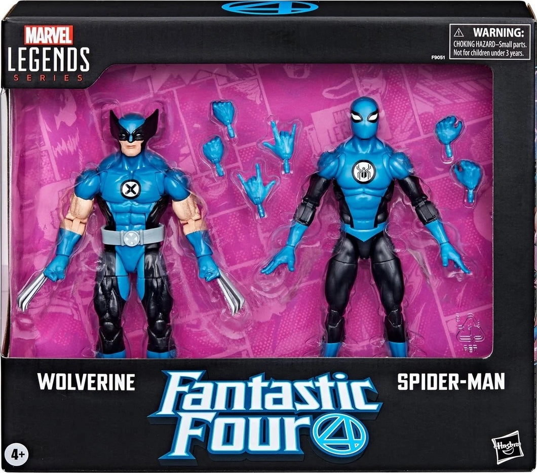 Marvel Legends Series - Wolverine and Spider-Man (Fantastic Four) 2pk - [Exclusive]