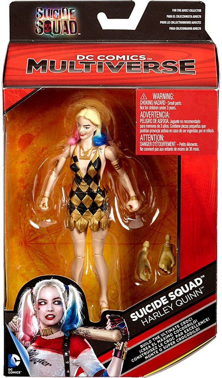 DC Multiverse - Harley Quinn (Gold & Black Dress - Suicide Squad)