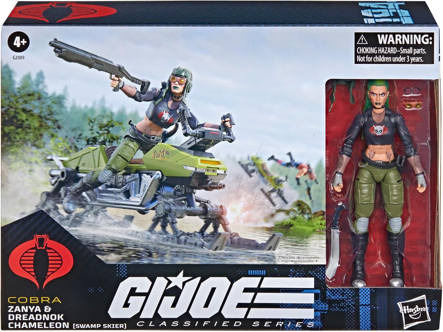 G.I. Joe - Zanya and Dreadnok Chameleon (Swamp Skier