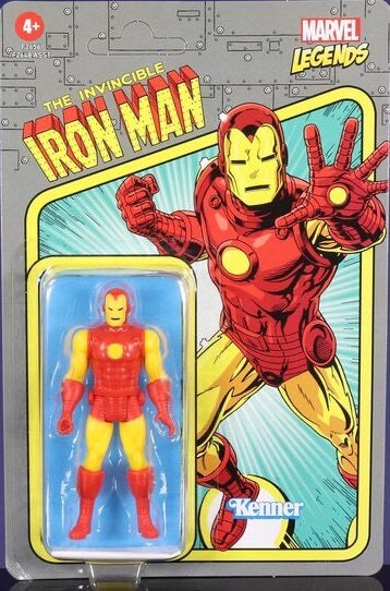 Marvel Legends Iron Man Retro Kenner 3.75”
