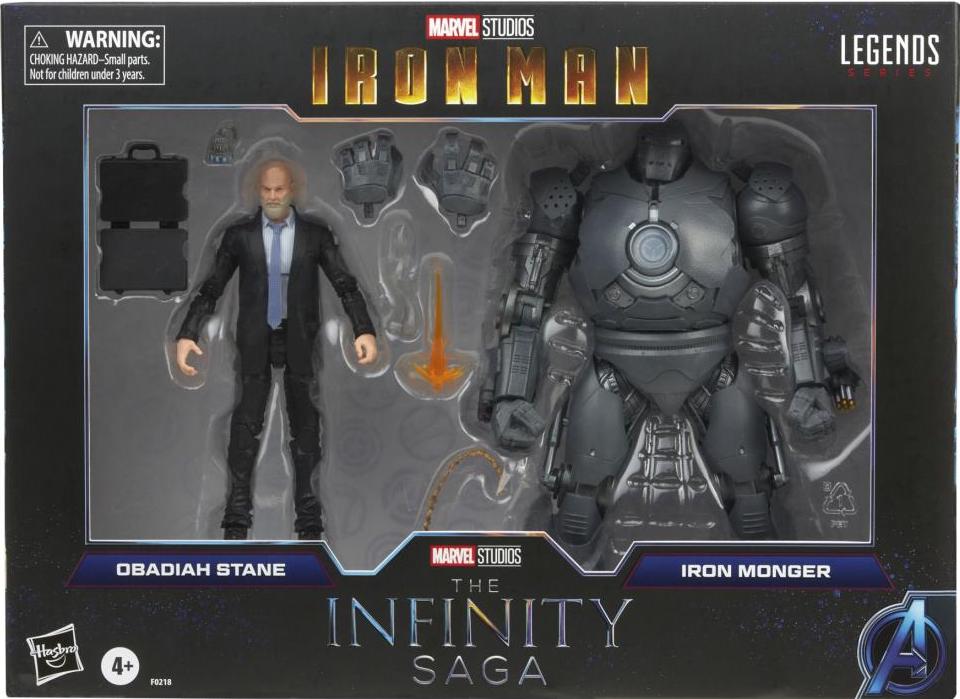Iron Man Marvel Legends The Infinity Saga Obadiah Stane & Iron Monger [Exclusive]
