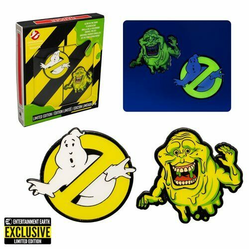 Ghostbusters Glow-in-the-Dark Pin Set of 2 - Entertainment Earth Exclusive