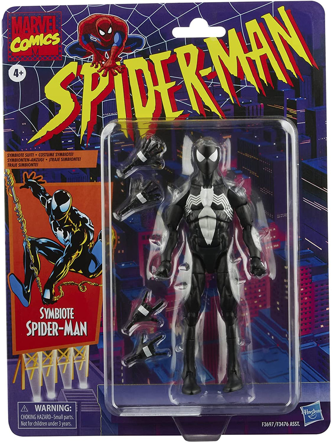 Marvel Legend Series - Symbiote Spider Man (Retro)
